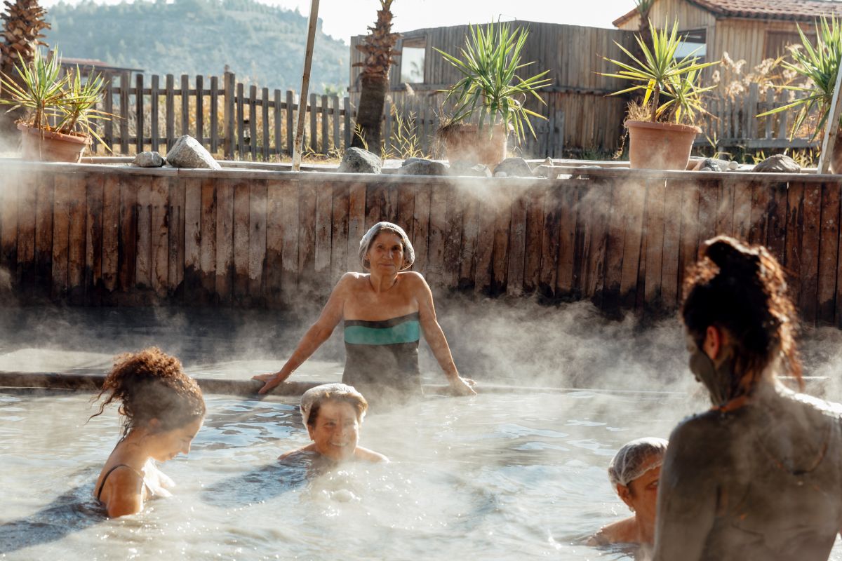 hot mineral spring
